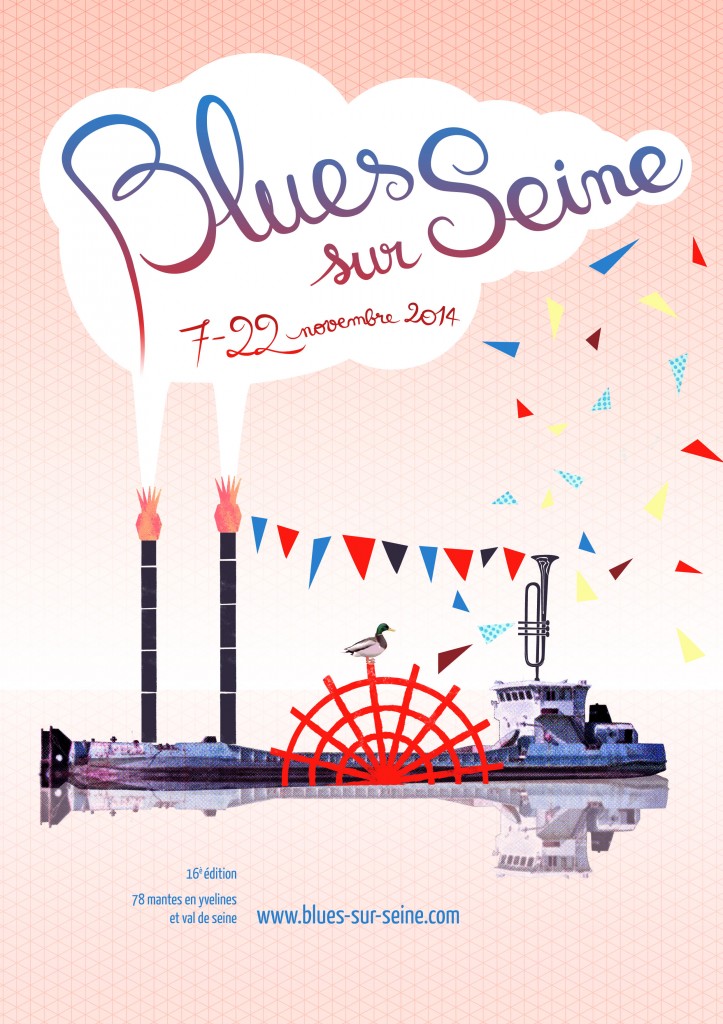 Visuel du festival Blues sur Seine 2014